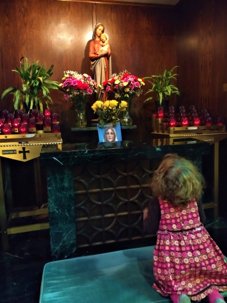 Colette praying
